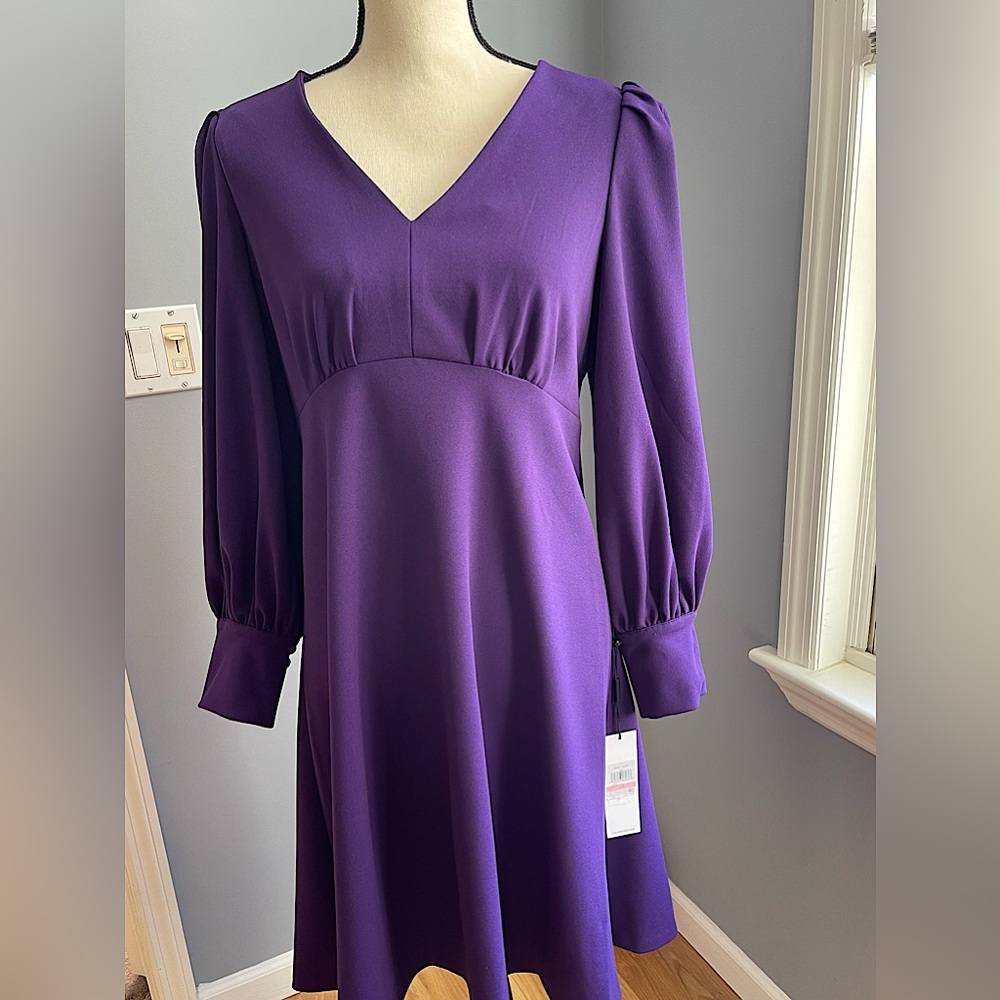 Calvin Klein women’s purple dress